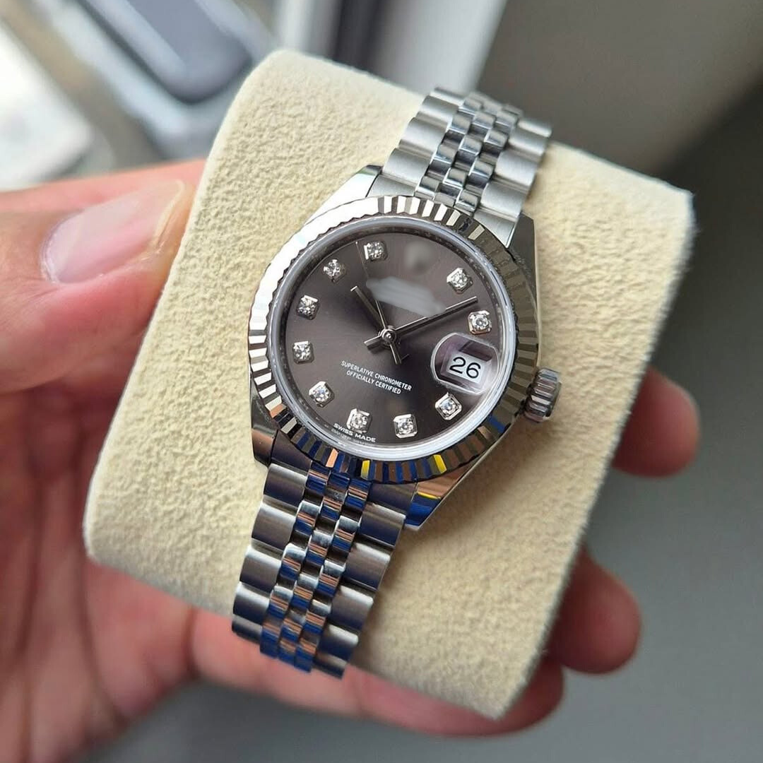 LADY-DATEJUST DARK GREY 28MM