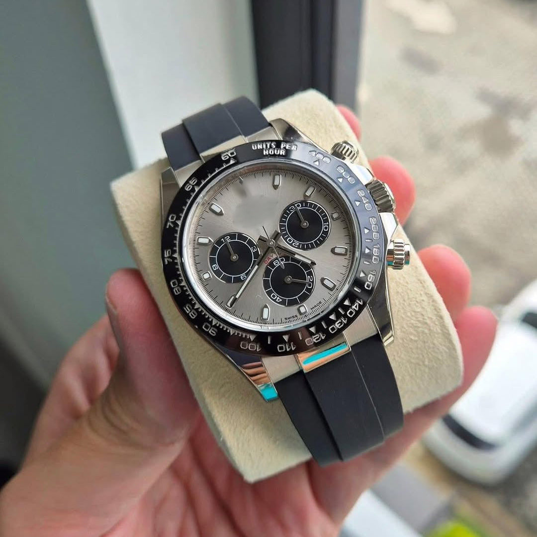 DAYTONA SILVER OYSTERFLEX